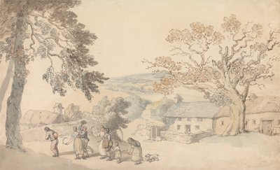 Harvesters Setting Out by Thomas Rowlandson
